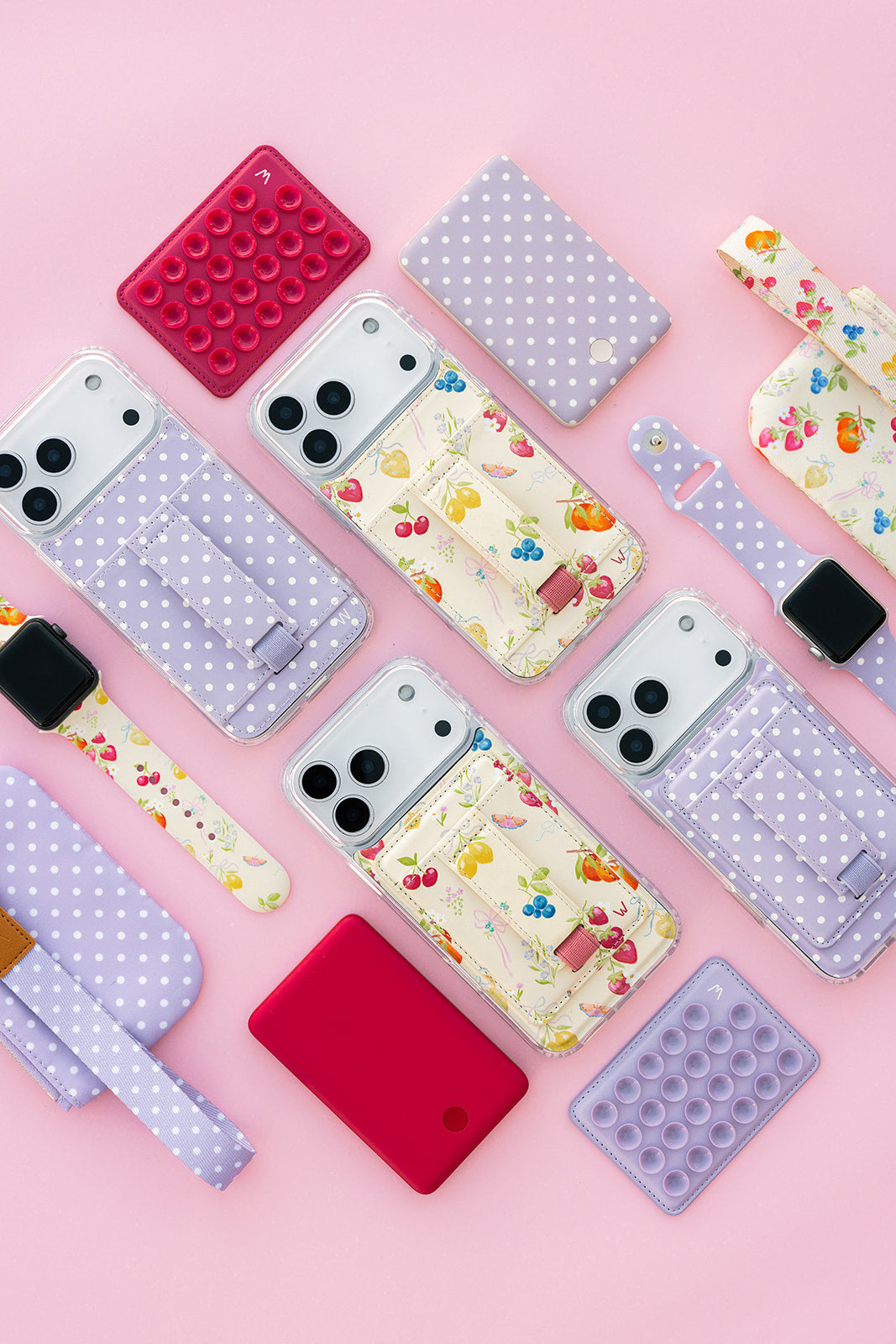 LEATHER CC IPHONE CASE WHITE