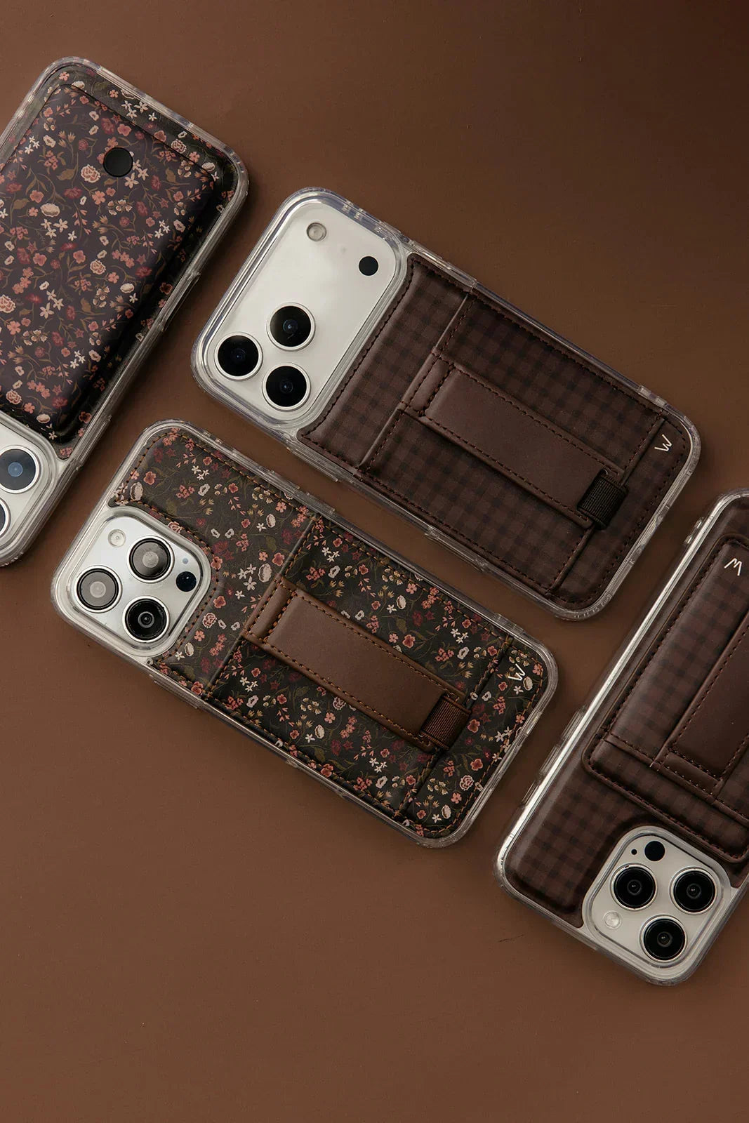 CLASSIC LEATHER MONOGRAM PHONE CASE FOR CL IPHONE BIG PRINTING
