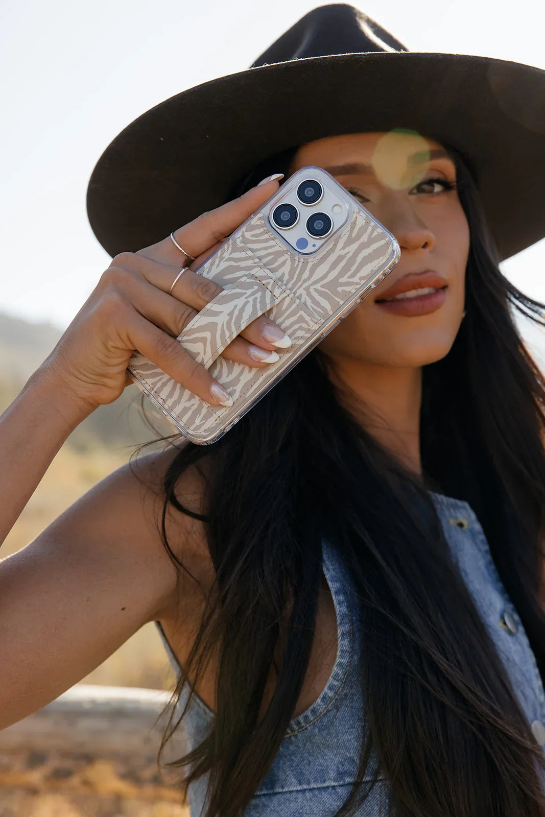 CLASSIC LEATHER MONOGRAM PHONE CASE CL IPHONE