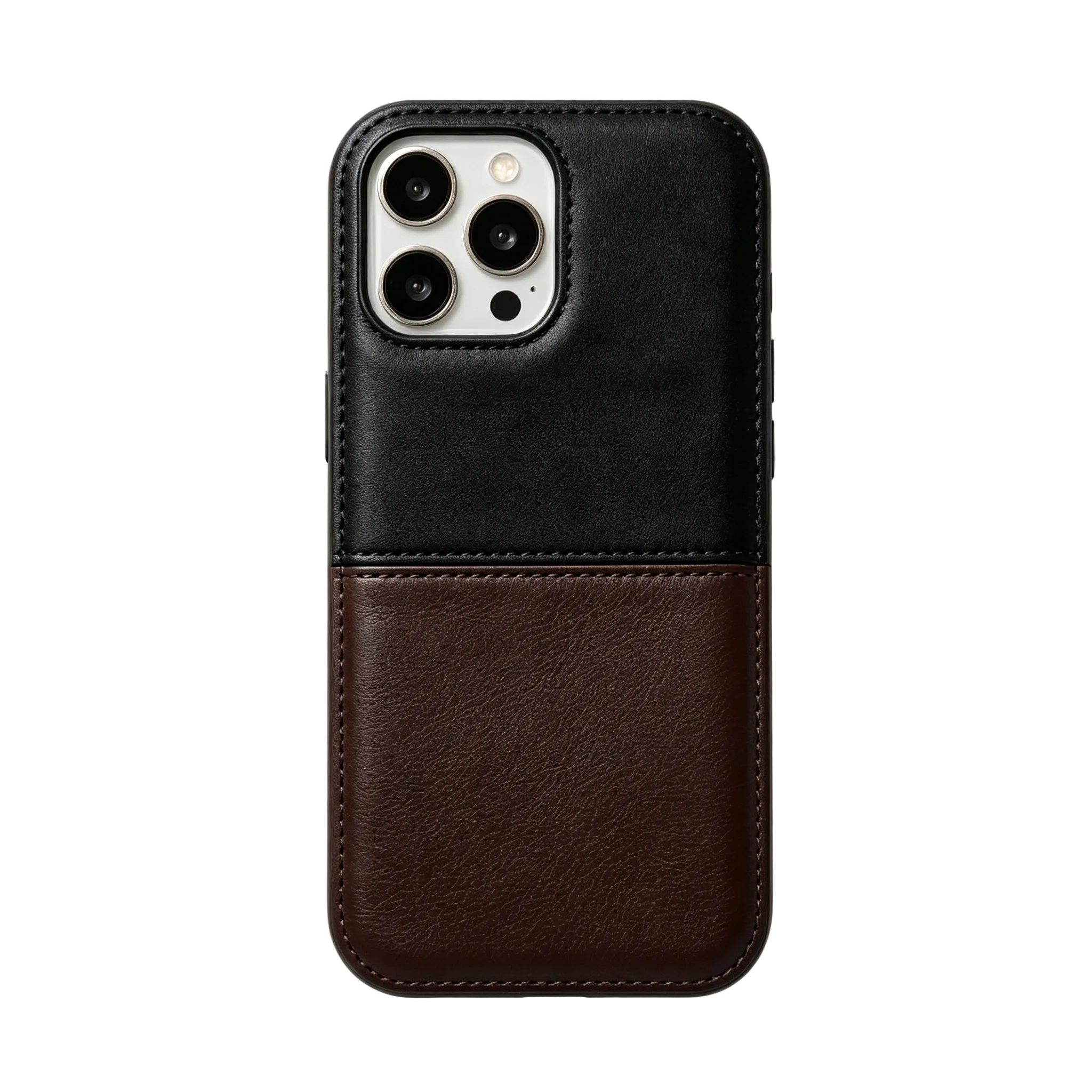 LEATHER MONOGRAM CL IPHONE CASE WITH WALLET AND CARD HOLDER