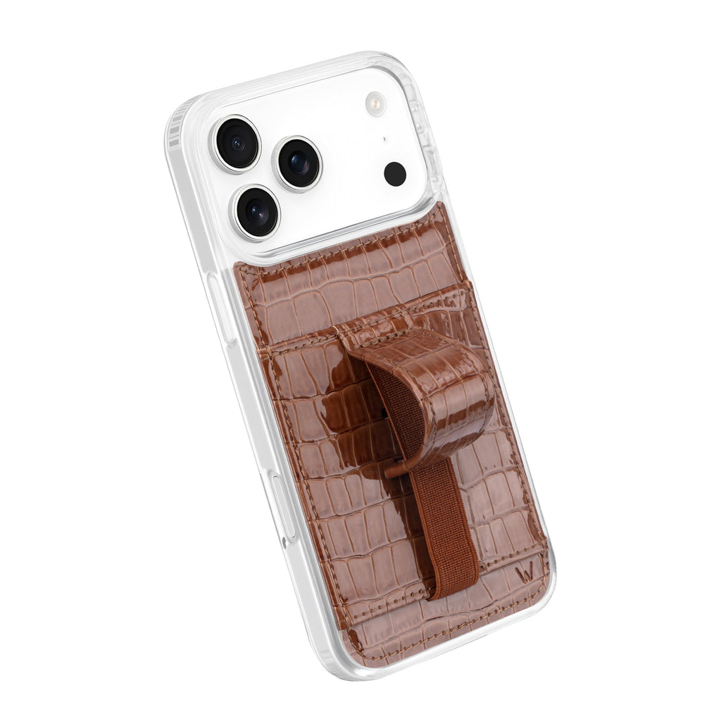 GG IPHONE IPHONE CASE WITH HOLDER BLACK GG IPHONE