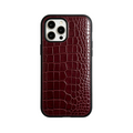 LEATHER PR PHONE CASE FOR IPHONE BLACK