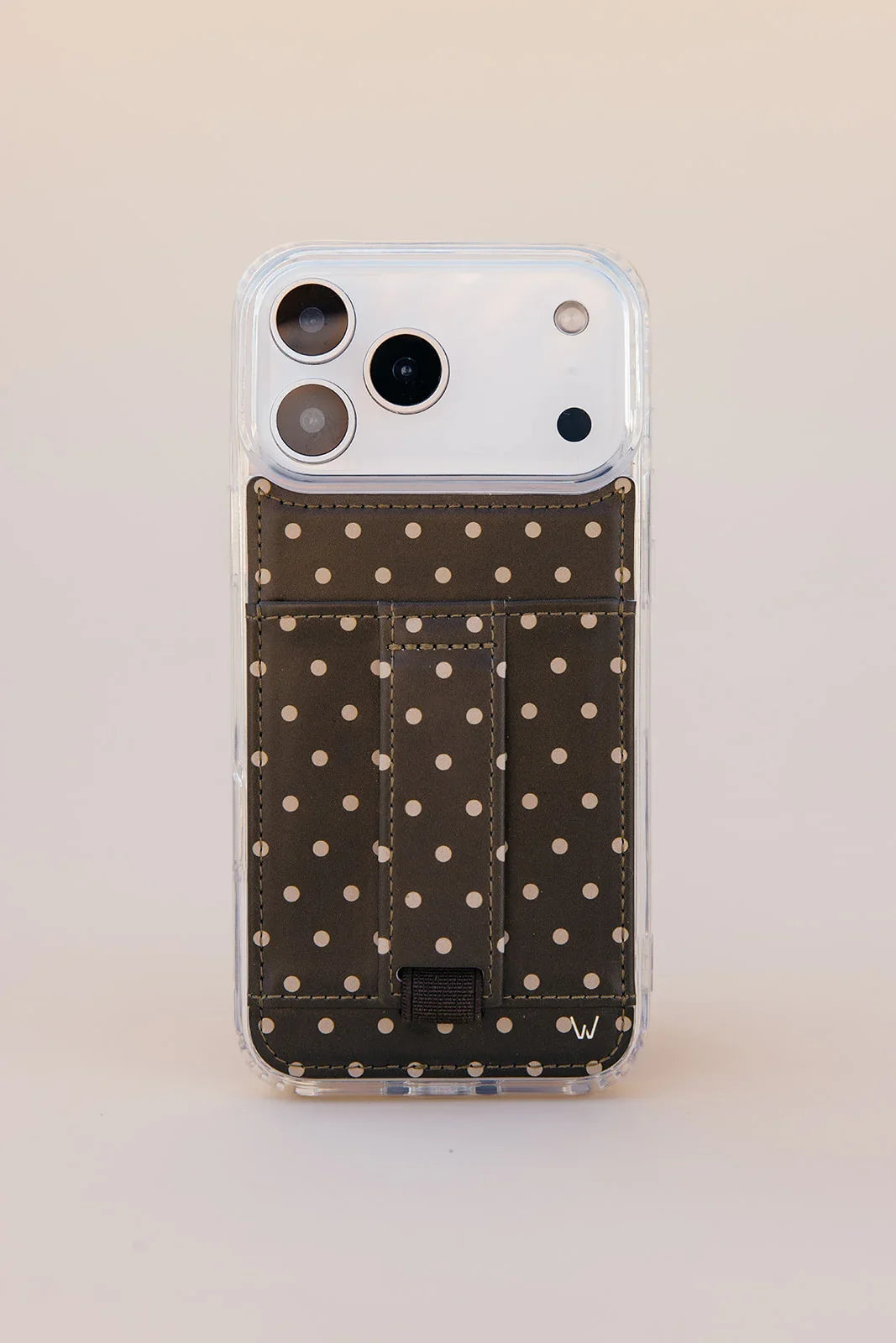 CLASSIC LEATHER GG IPHONE BEES PHONE CASE WITH STRAP