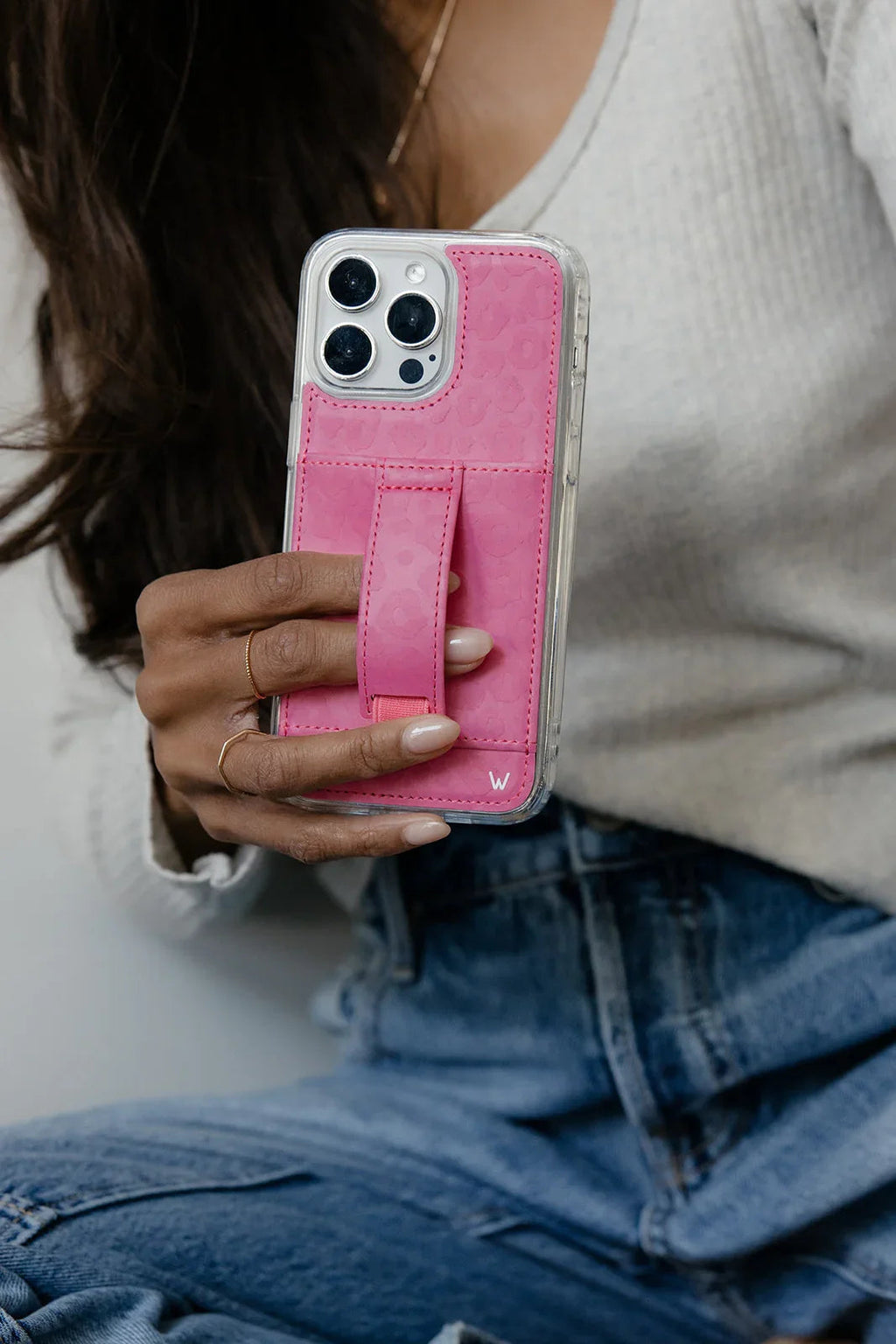 CLASSIC LEATHER CC IPHONE CASE WITH CARD HOLDER