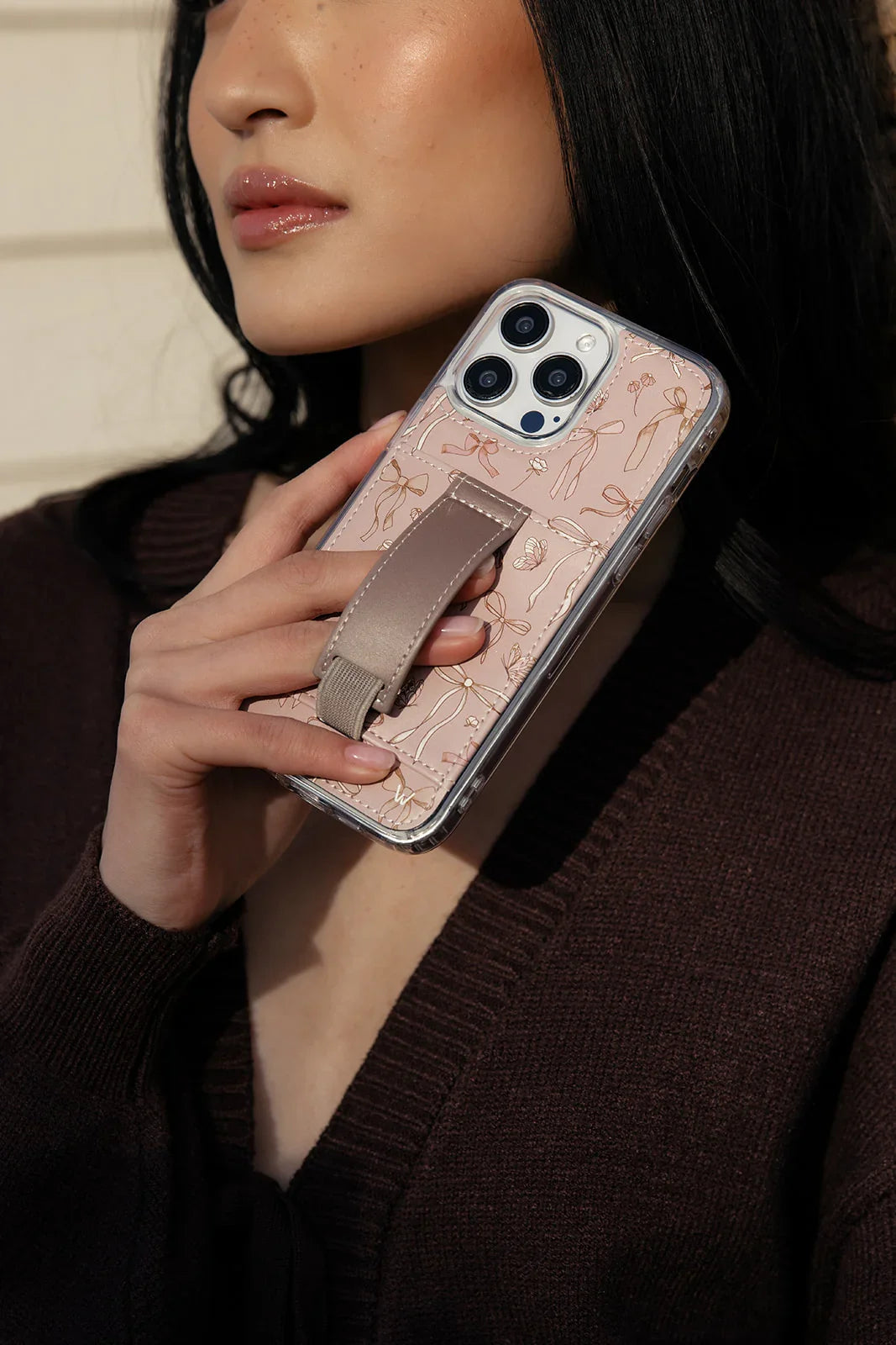 BLACK DOWN JACKET PR PHONE CASE