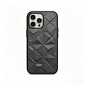 LEATHER PR PHONE CASE FOR IPHONE BLACK