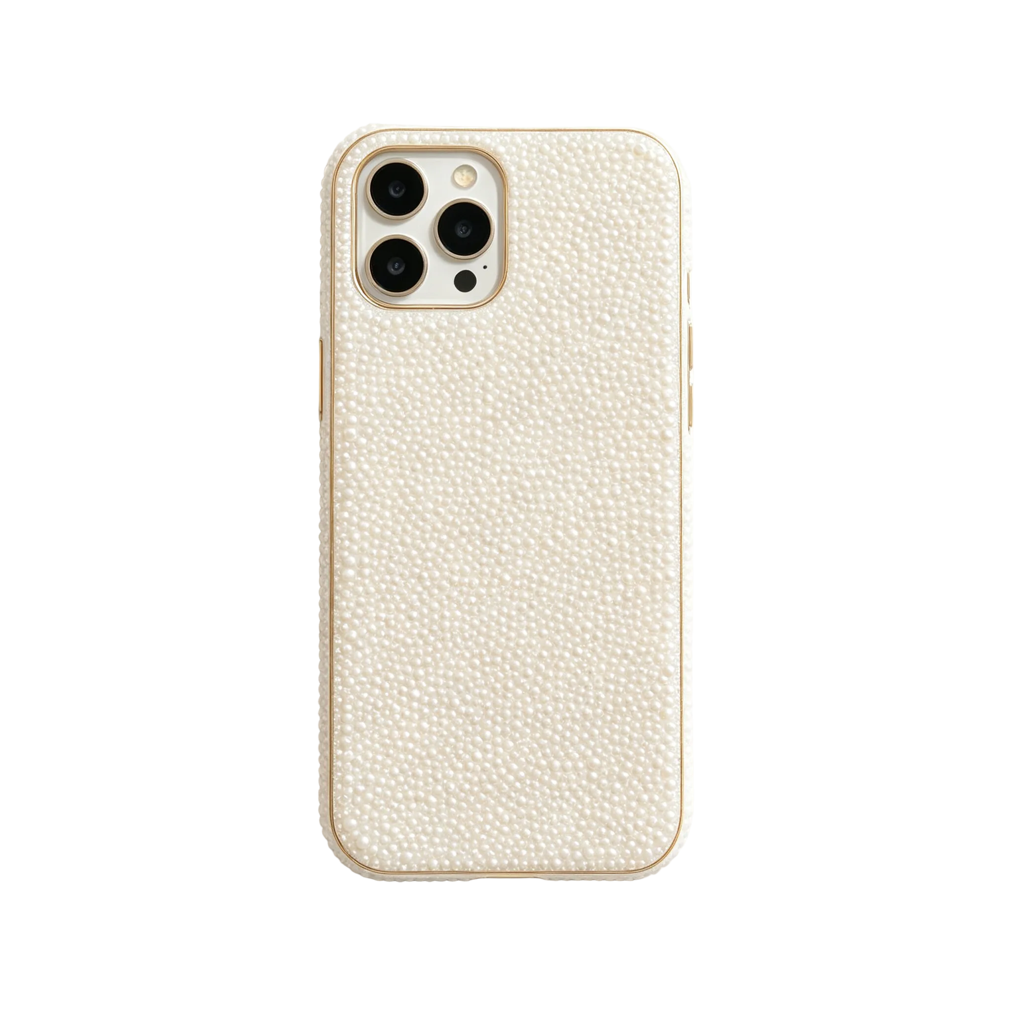 LEATHER PR PHONE CASE FOR IPHONE SILVER
