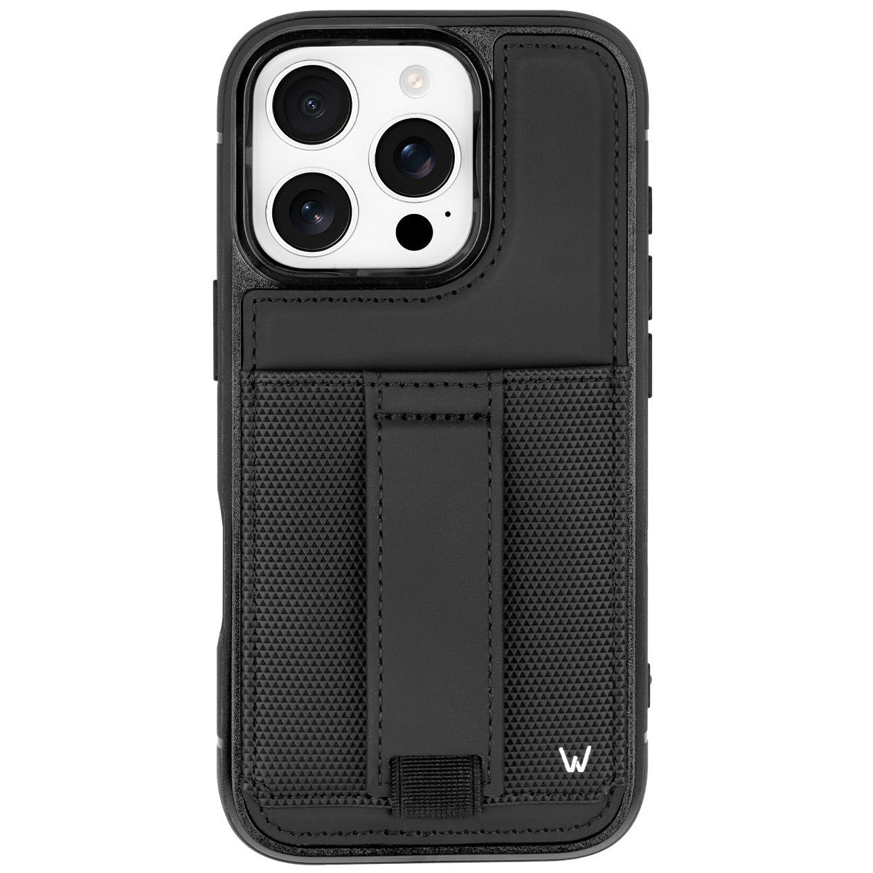 LEATHER SERPENTINE PR PHONE CASE WITH CARD HOLDER