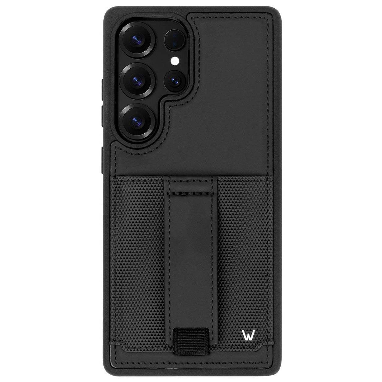 LEATHER SERPENTINE PR PHONE CASE WITH CARD HOLDER