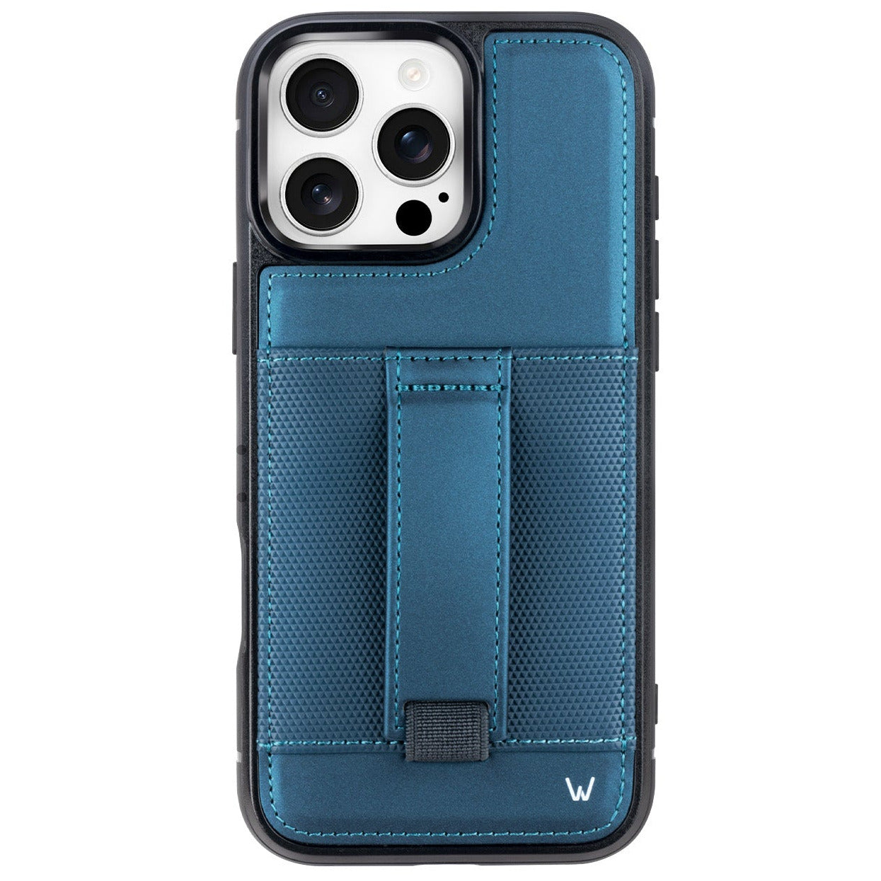 LEATHER SERPENTINE PR PHONE CASE WITH CARD HOLDER