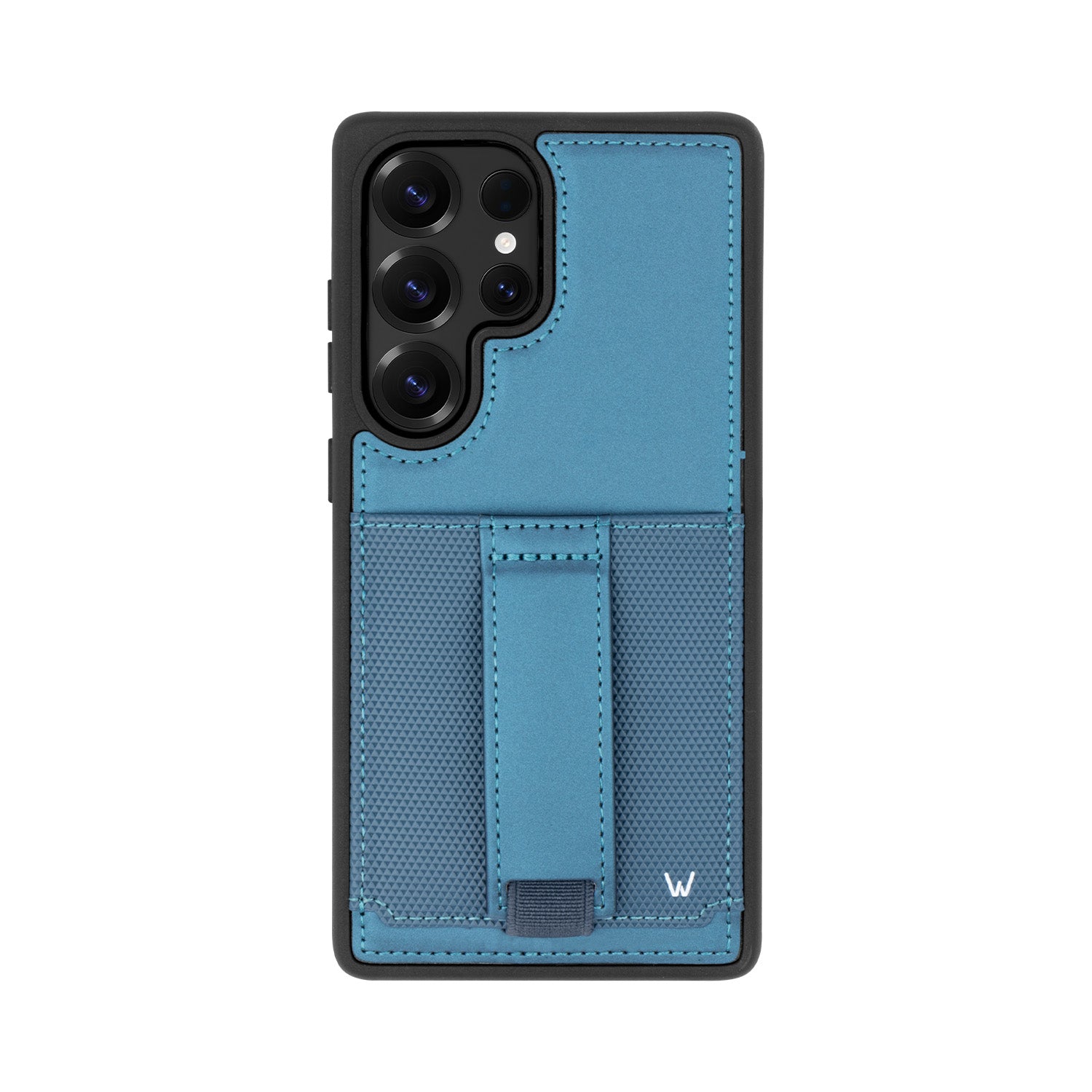 LEATHER SERPENTINE PR PHONE CASE WITH CARD HOLDER