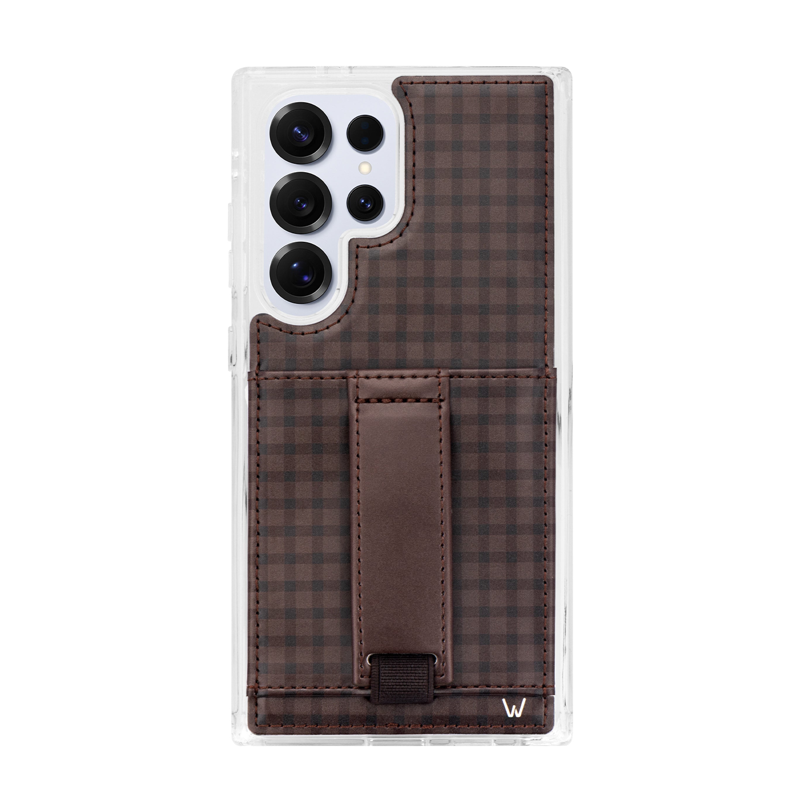 CLASSIC LEATHER MONOGRAM PHONE CASE FOR CL IPHONE BIG PRINTING