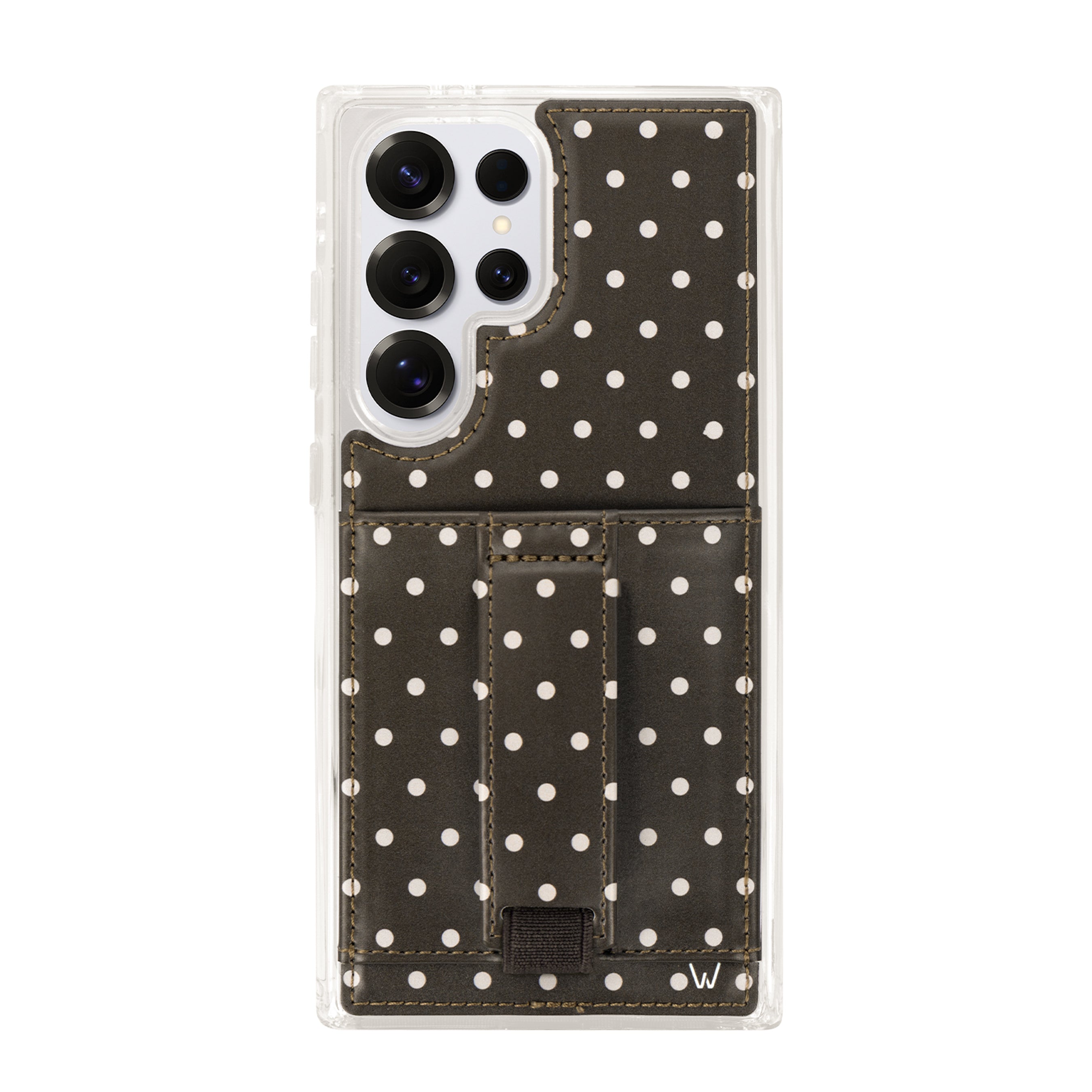 CLASSIC LEATHER GG IPHONE BEES PHONE CASE WITH STRAP