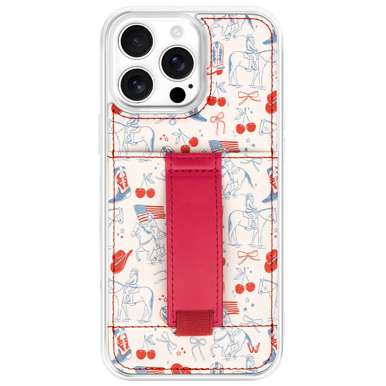 GG IPHONE CASE WITH WALLET AND CROSSBODY STRAP