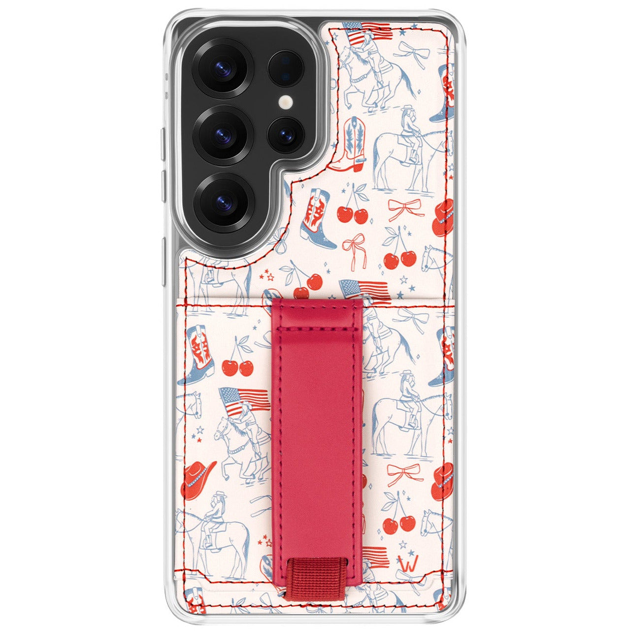 GG IPHONE CASE WITH WALLET AND CROSSBODY STRAP