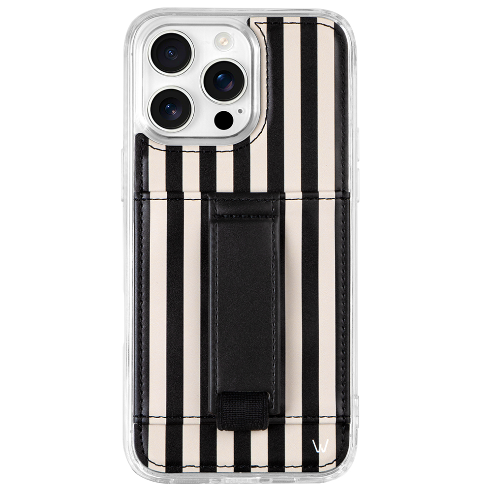 GG IPHONE CASE WITH HOLDER BROWN