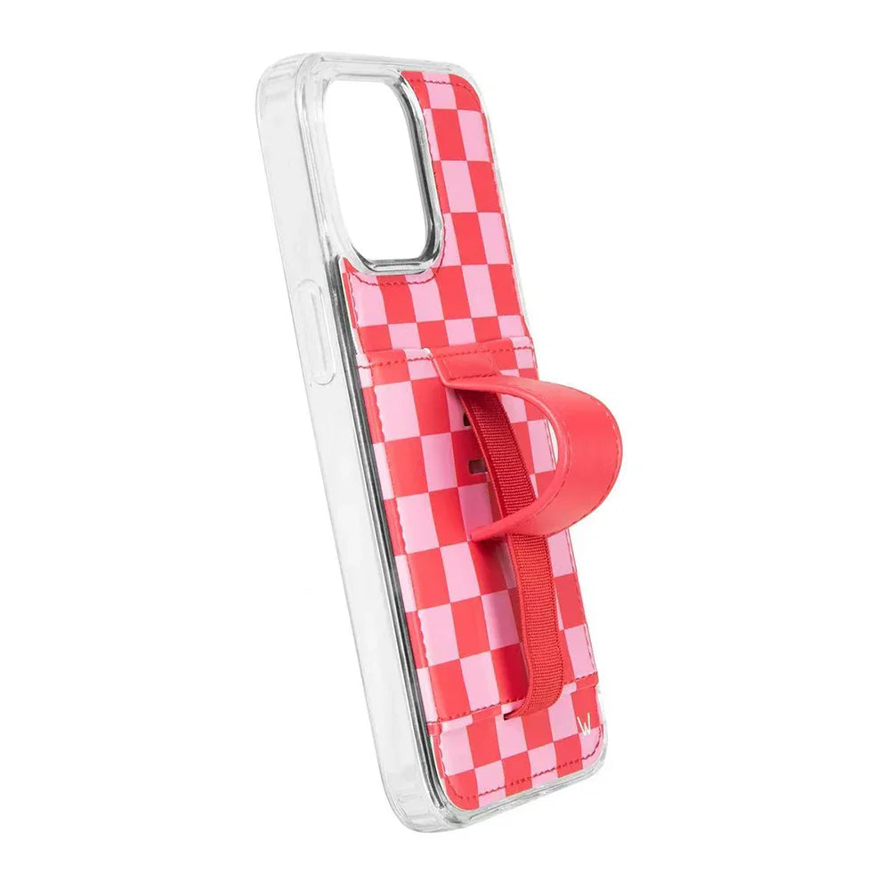 CC IPHONE COLOR LEATHER ROSE GOLD CASE