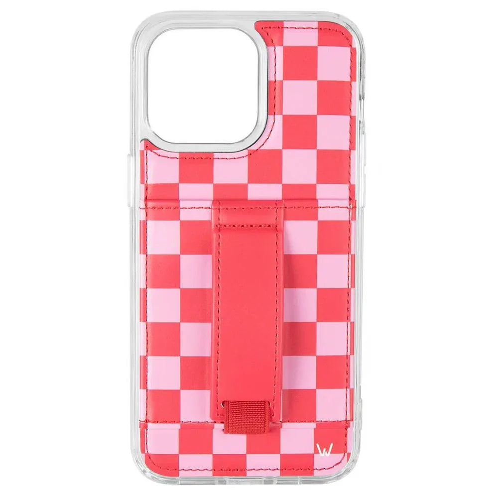 CC IPHONE COLOR LEATHER ROSE GOLD CASE