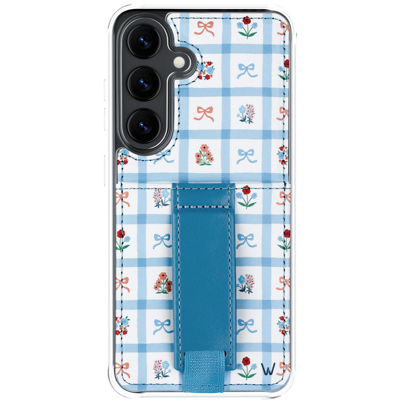 GG IPHONE CASE WITH HOLDER BROWN
