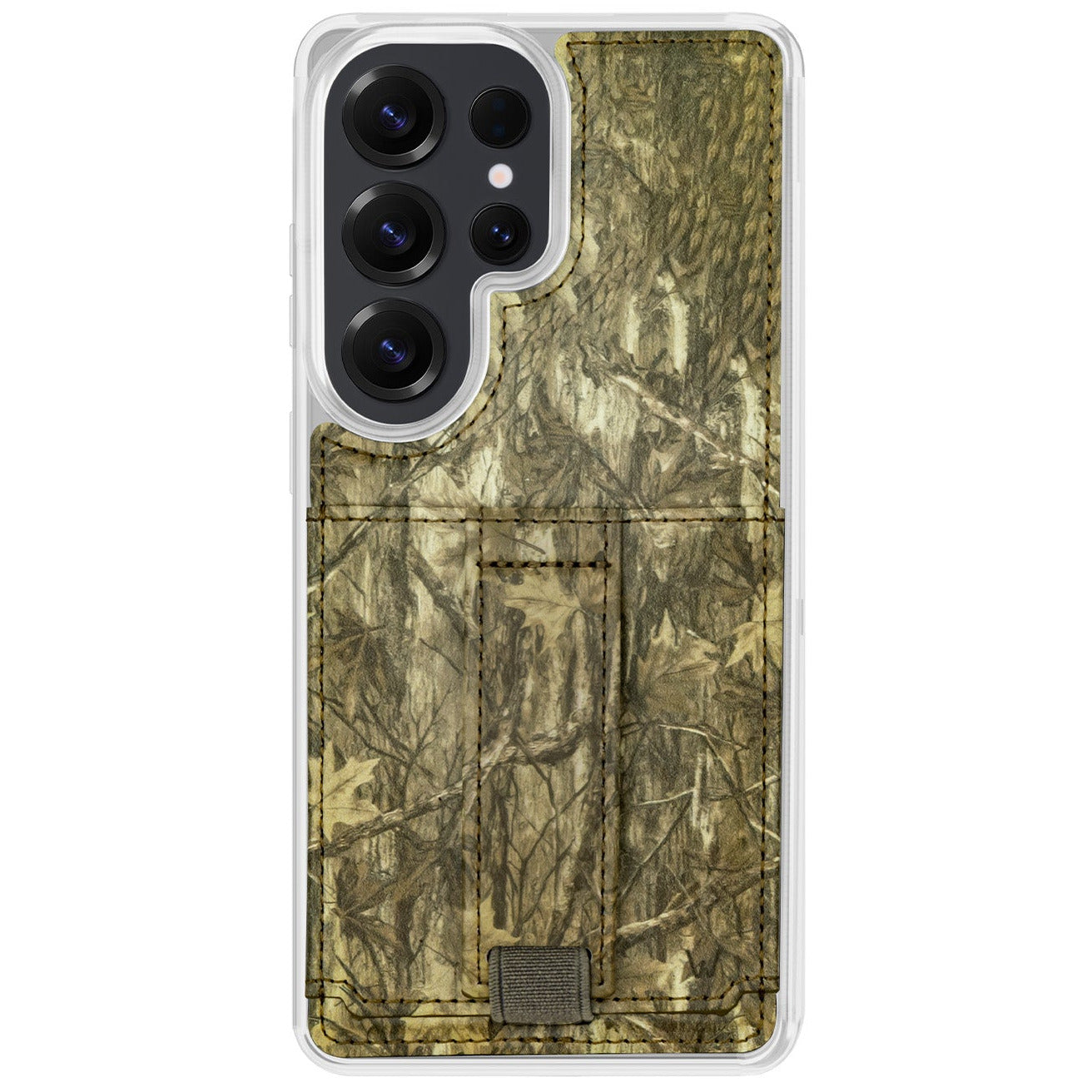 LEATHER SERPENTINE PR PHONE CASE WITH CARD HOLDER