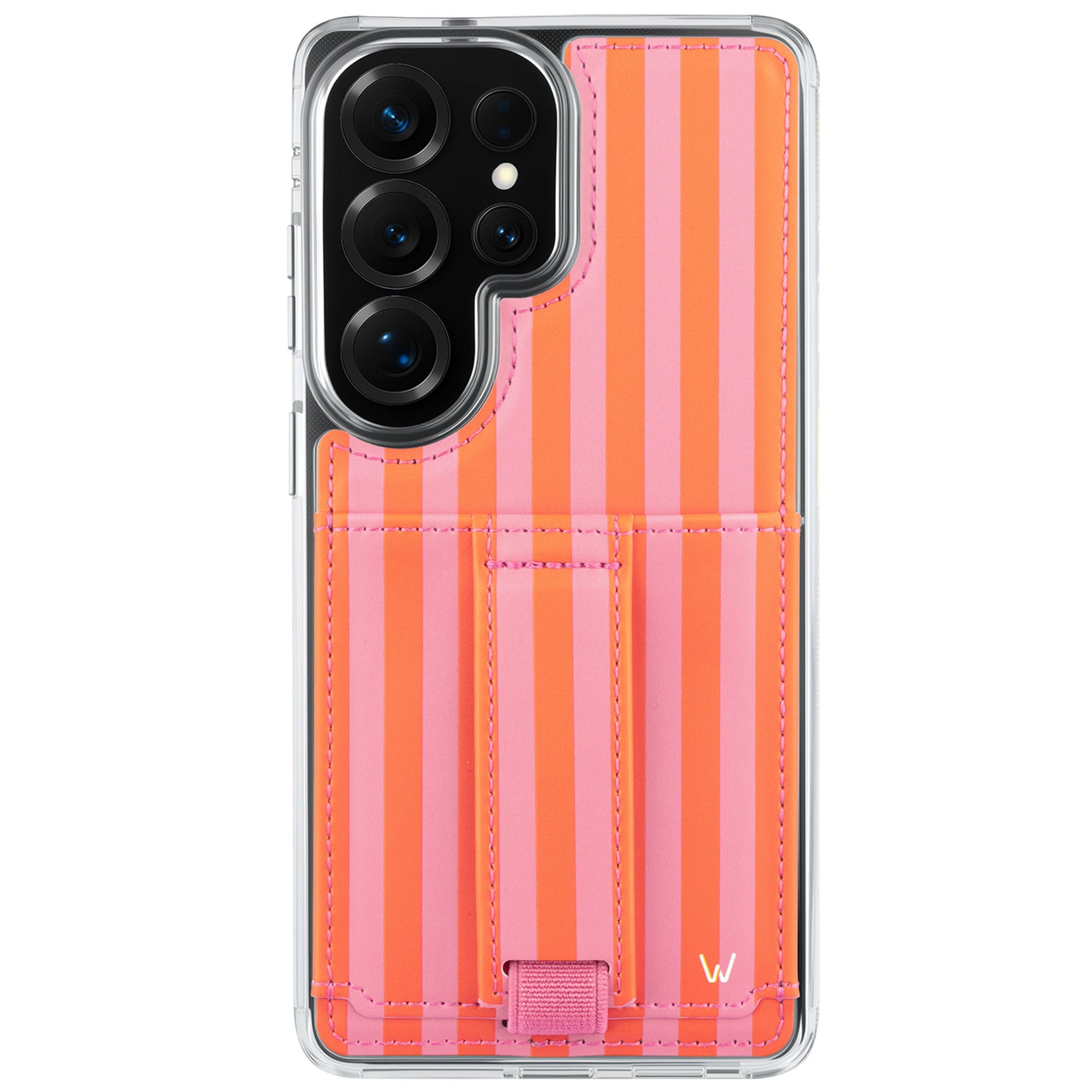LEATHER PR PHONE CASE FOR IPHONE SILVER