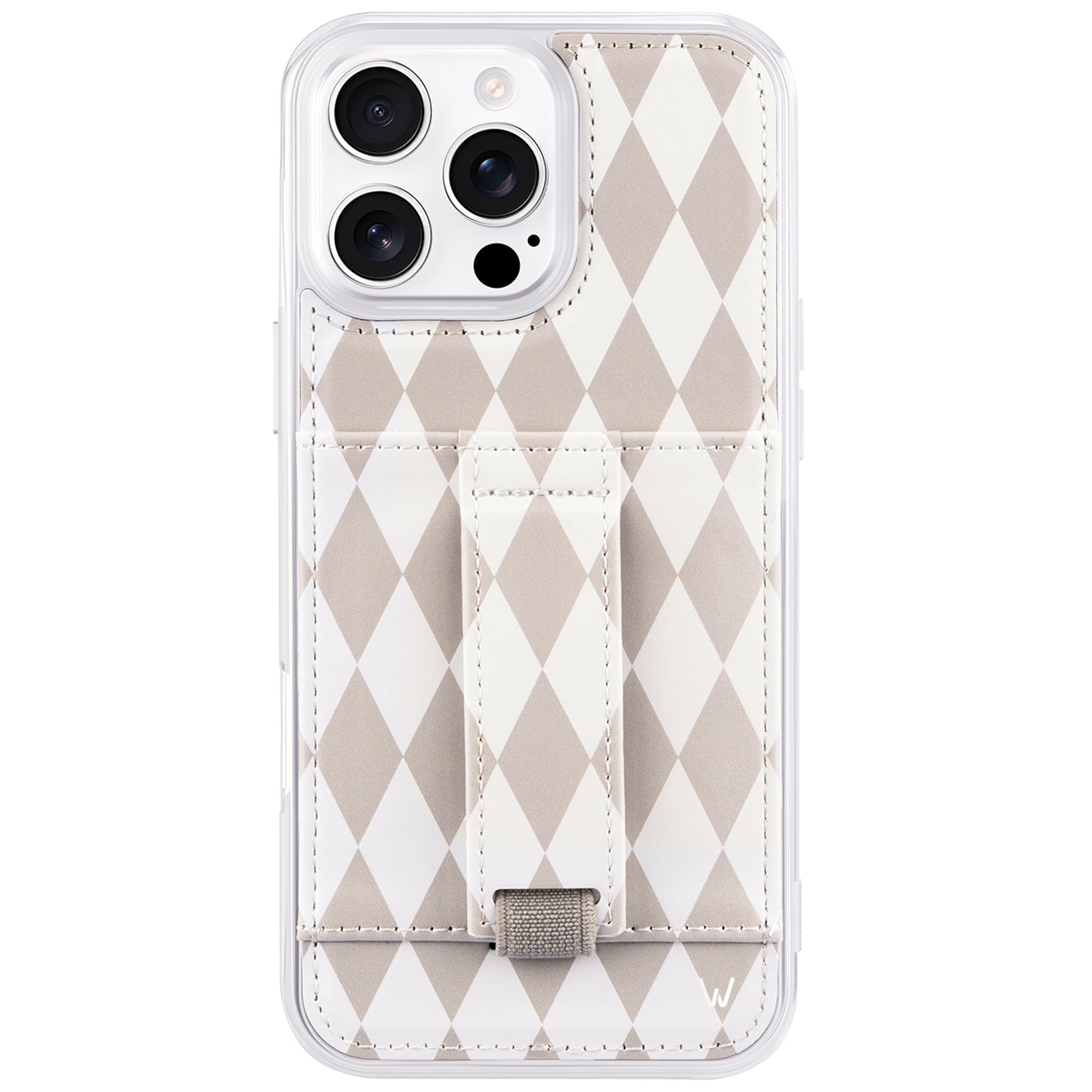 LEATHER PR PHONE CASE FOR IPHONE BLACK