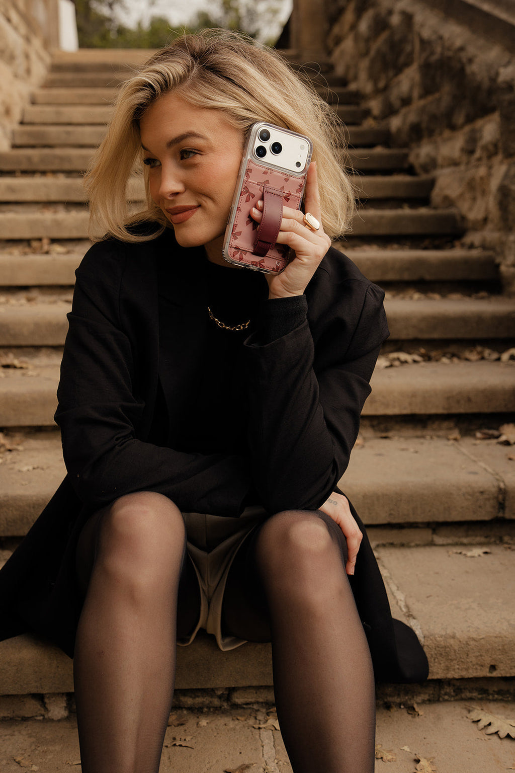 LEATHER PR PHONE CASE