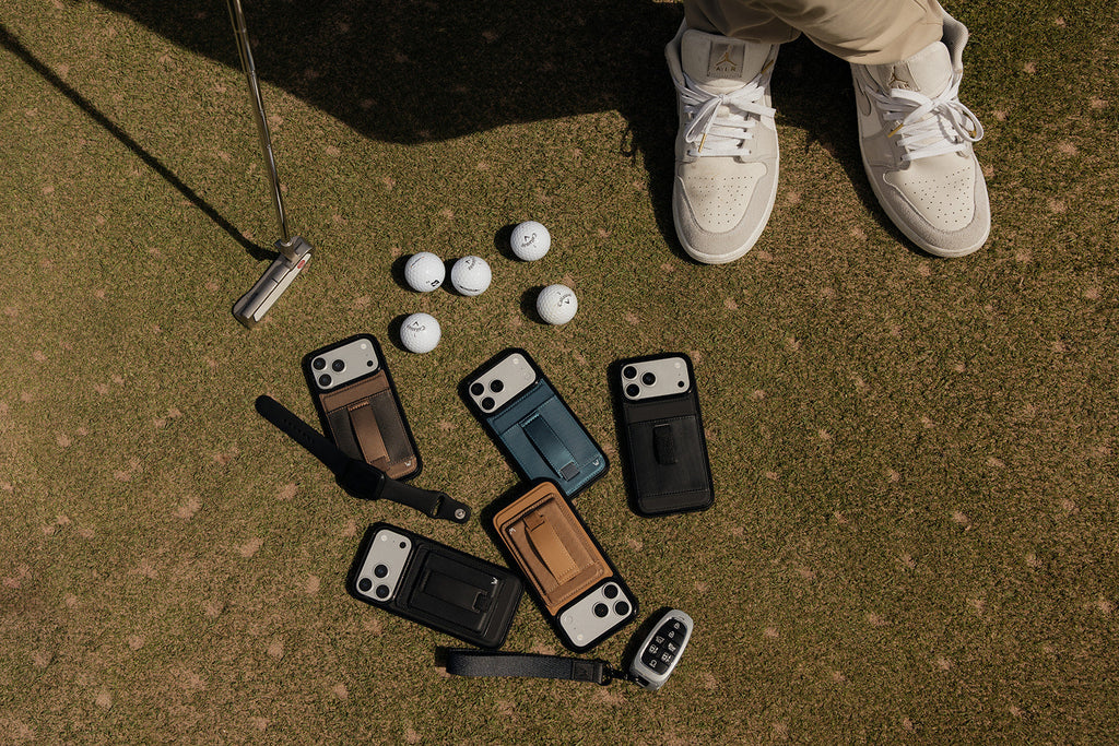 LEATHER CY IPHONE CASE WHITE