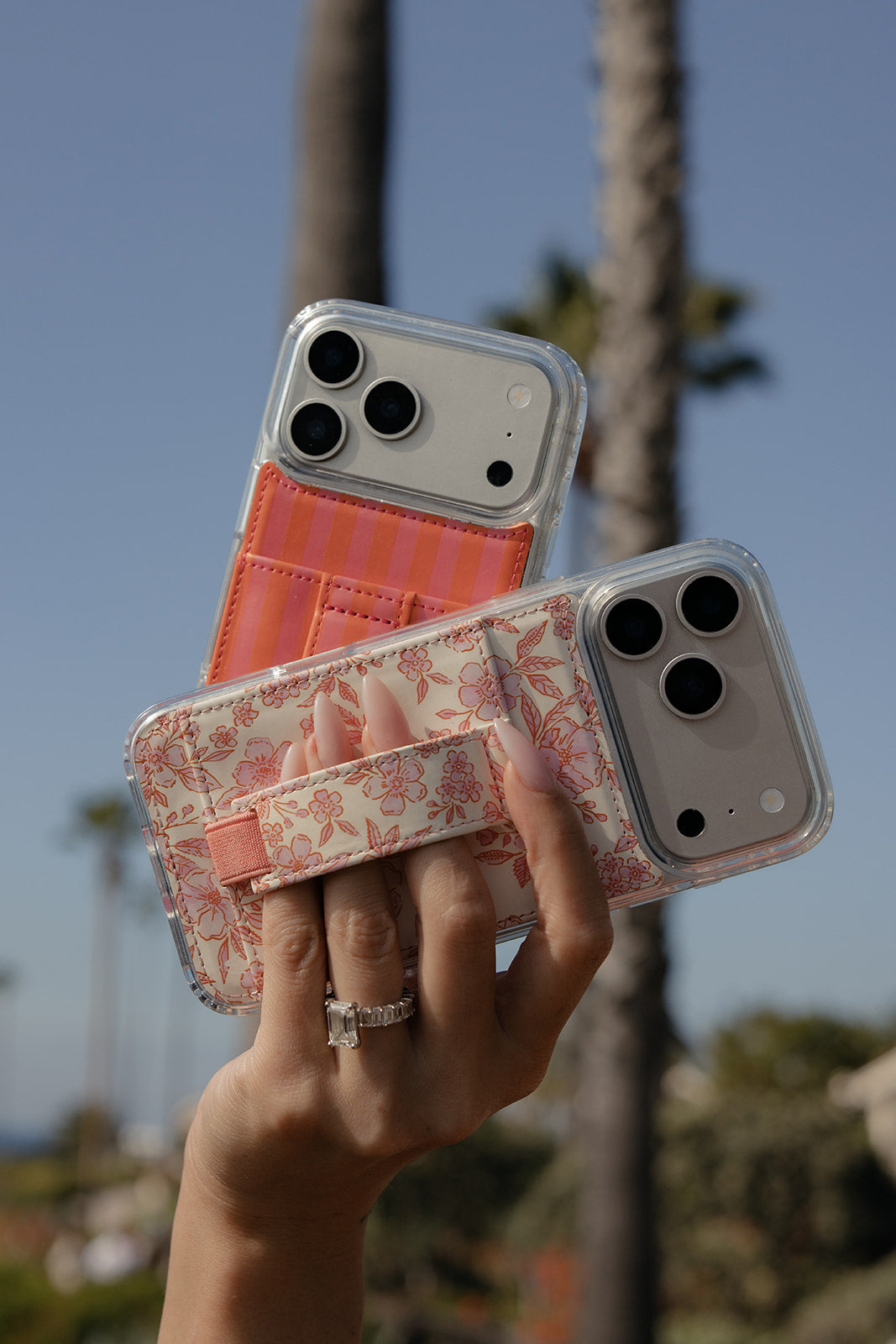 LEATHER PR PHONE CASE FOR IPHONE WHITE