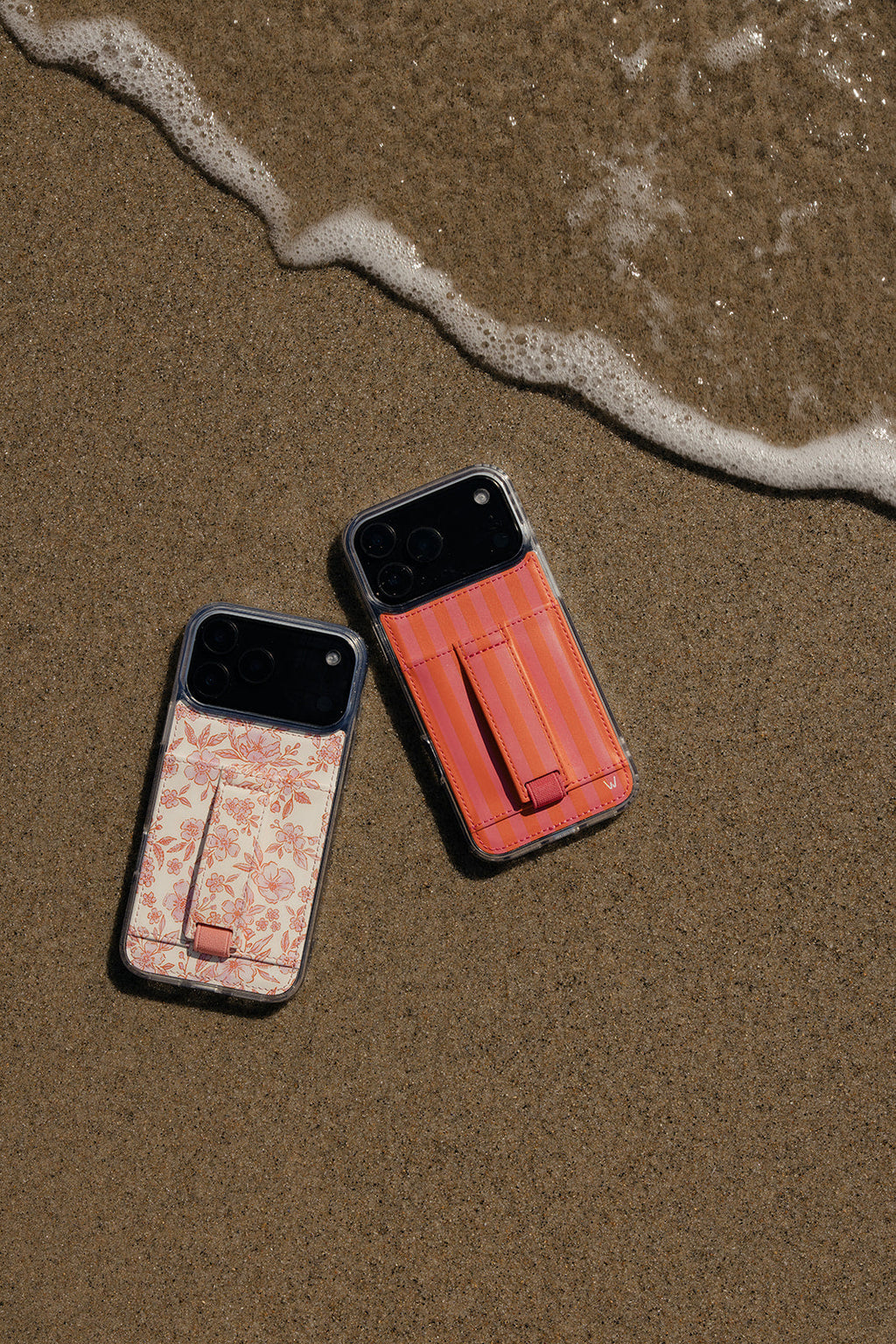 LEATHER PR PHONE CASE FOR IPHONE SILVER