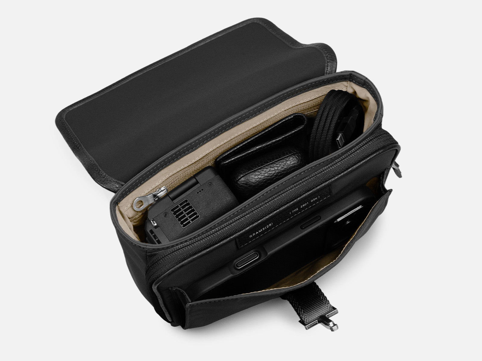 BY-4.3 large  leather bag 34x10x33cm